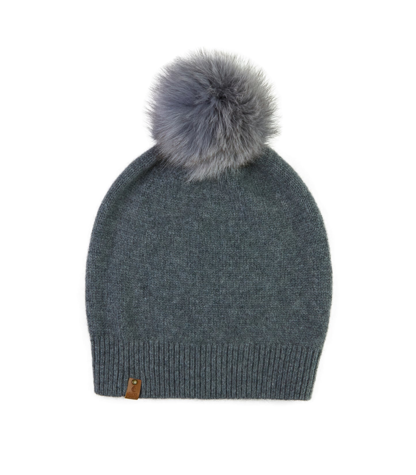 100% Cashmere Pom Pom Hat