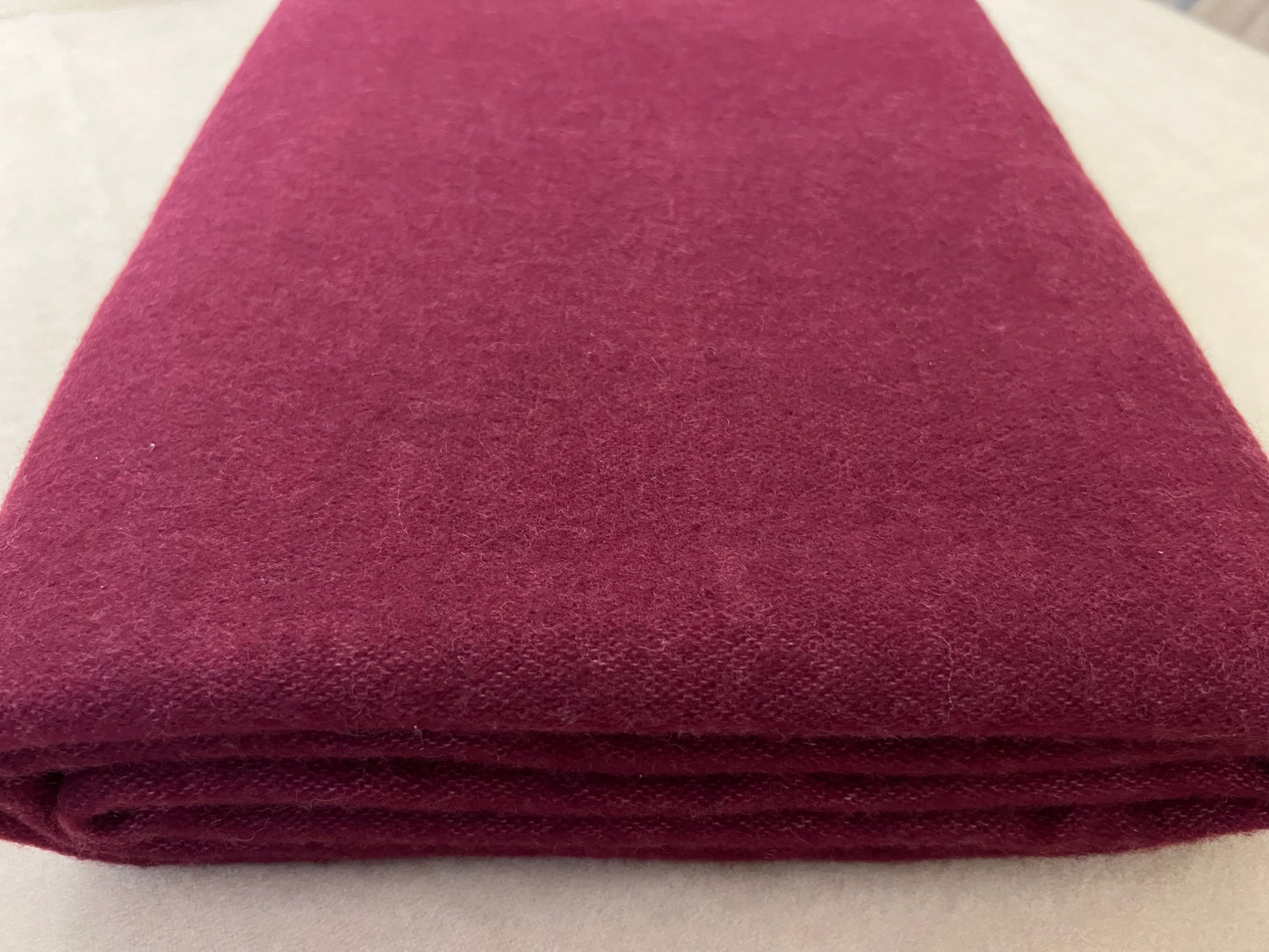 100% Cashmere Blanket Organic Burgundy
