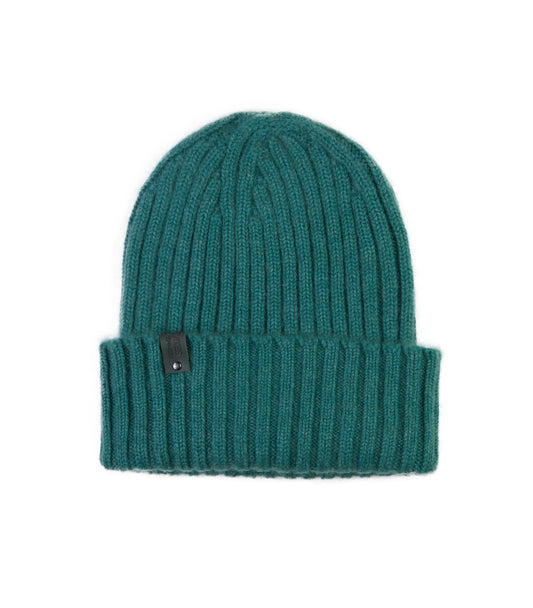 100% Cashmere Unisex Ribbed Hat