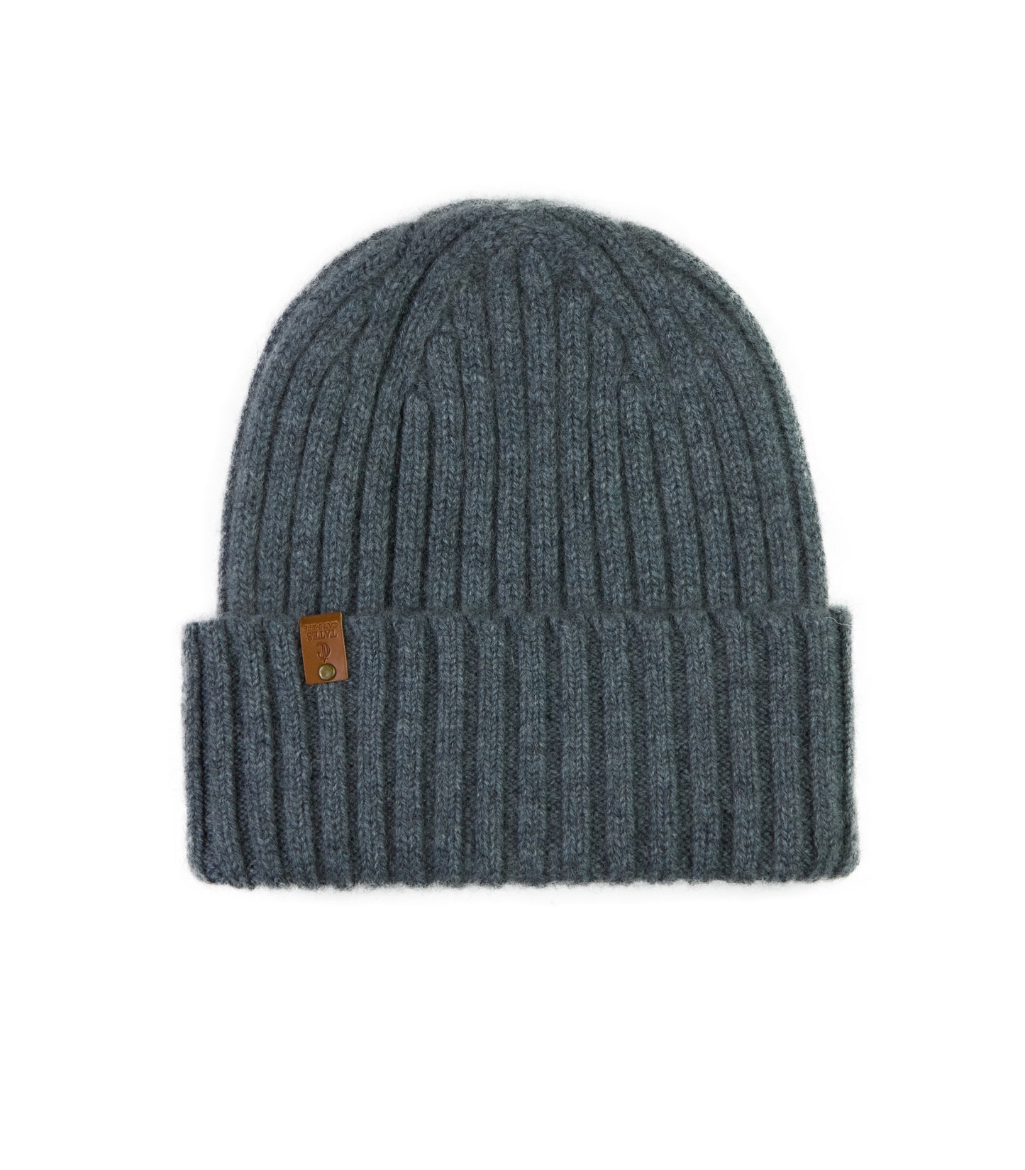 100% Cashmere Unisex Ribbed Hat