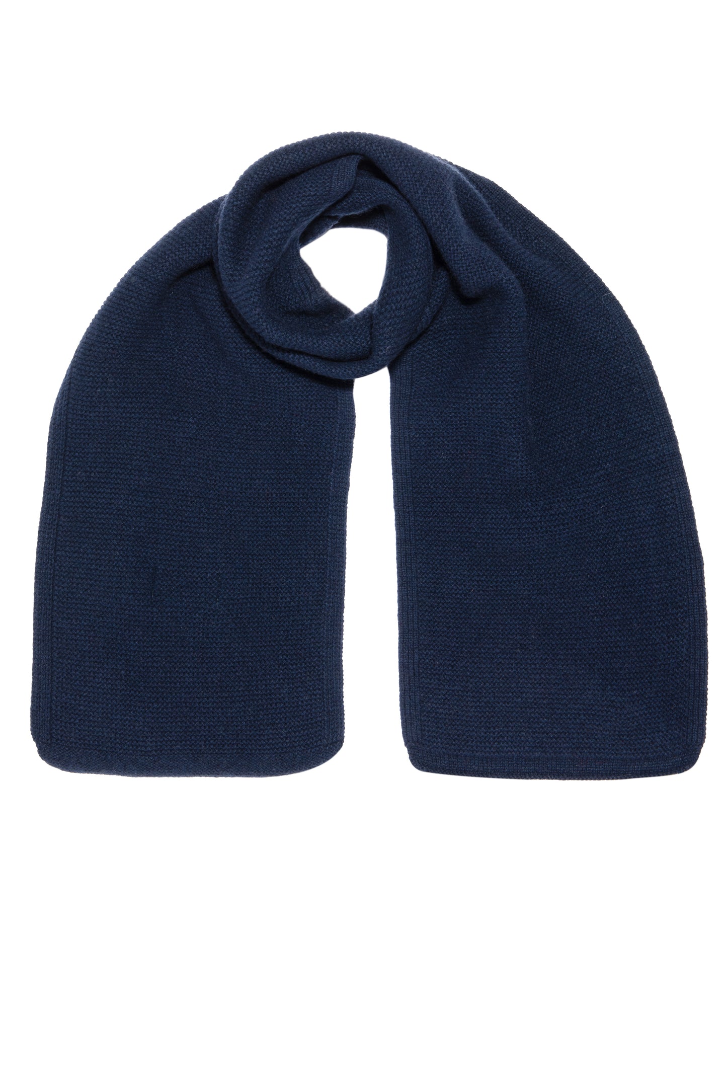 Navy Pure Cashmere Scarf