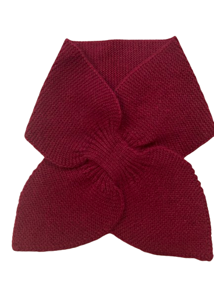 Pure cashmere leaf scarf