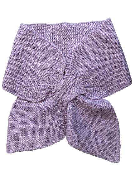 Pure cashmere leaf scarf