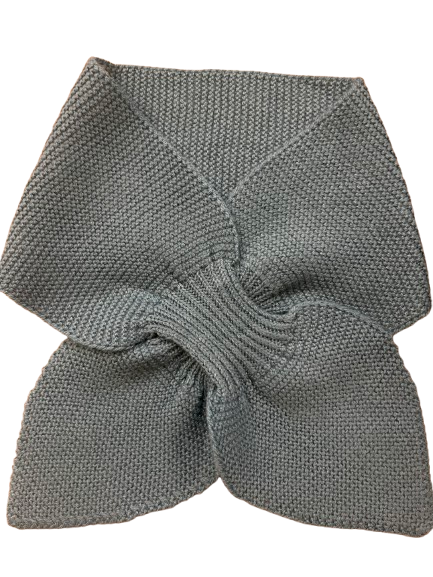 Pure cashmere leaf scarf