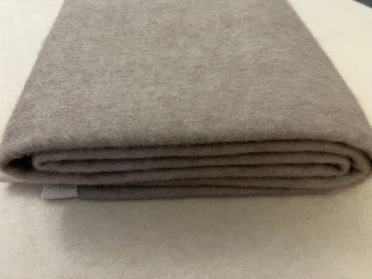 100% Cashmere Blanket Organic Taupe