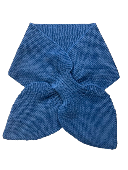 Pure cashmere leaf scarf