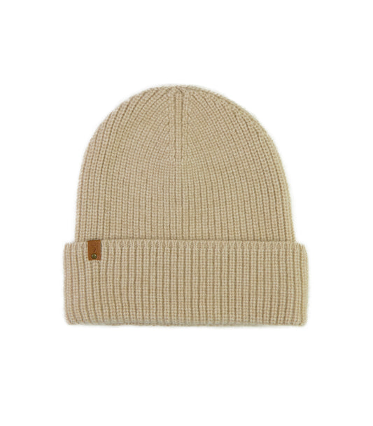 100% Cashmere Fisherman Beanie