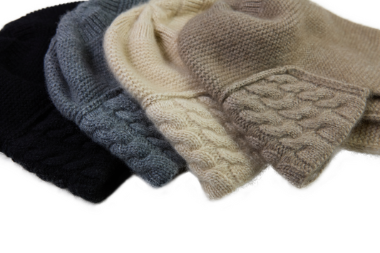 100% Cashmere Earflap Hat