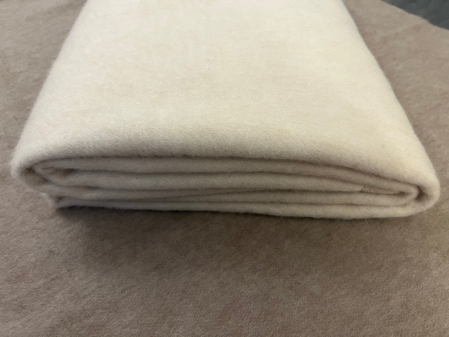 100% Cashmere Blanket Organic Beige