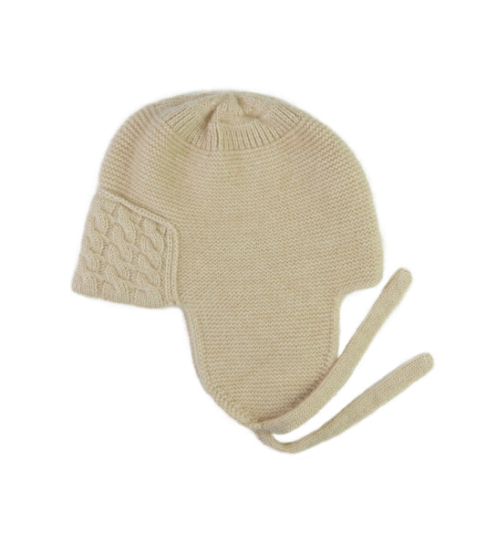 100% Cashmere Earflap Hat