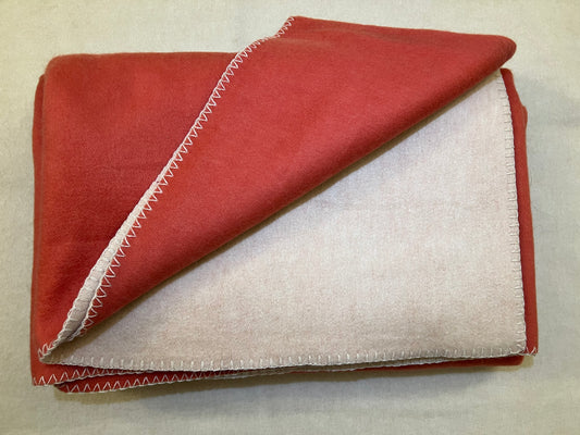 100% Cashmere Blanket Orange