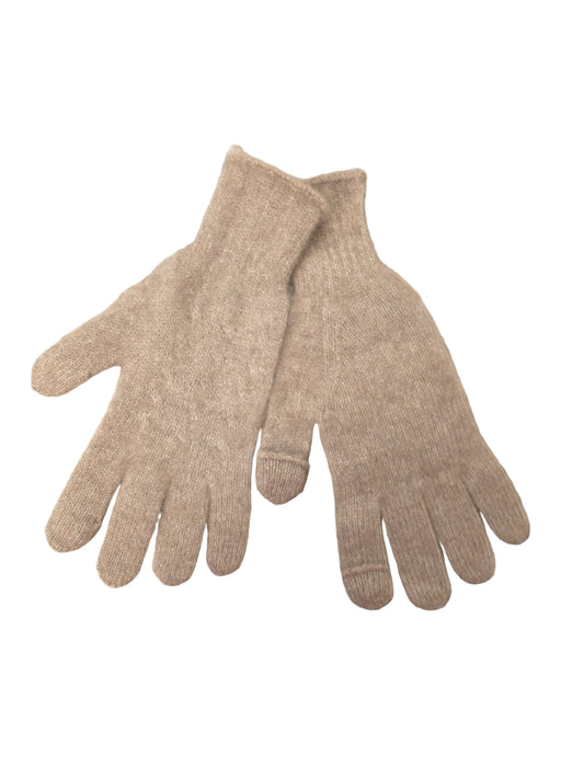 Taupe 100% Cashmere Women's Gloves