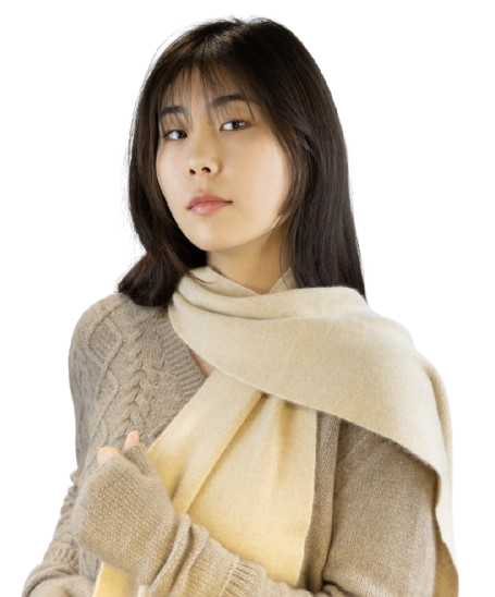 Taupe Pure Cashmere Scarf