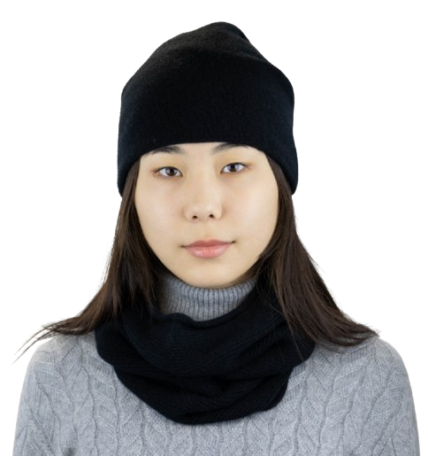 100% Double Layered Chunky Beanie Hat