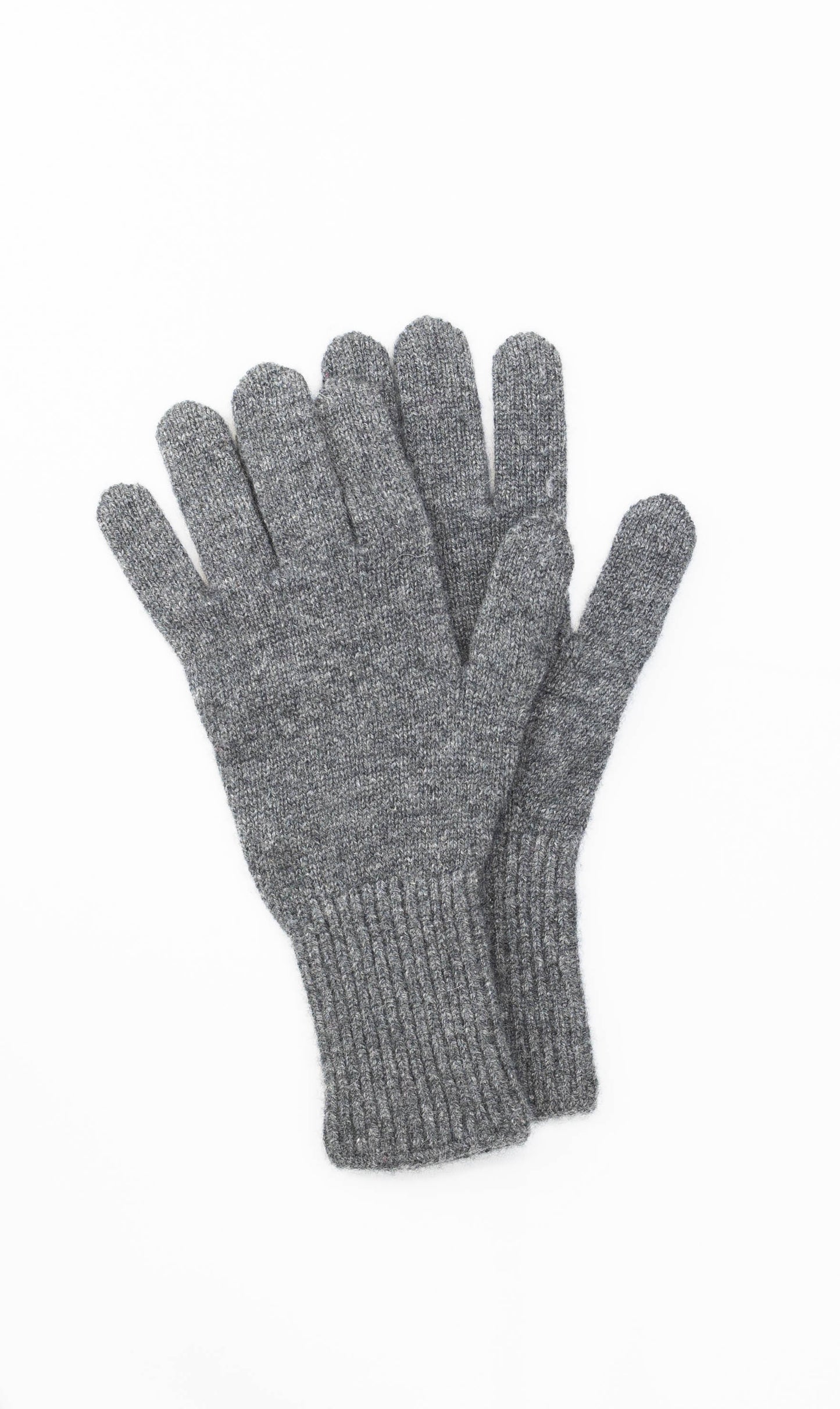 Grey 100% Cashmere Women's Gloves