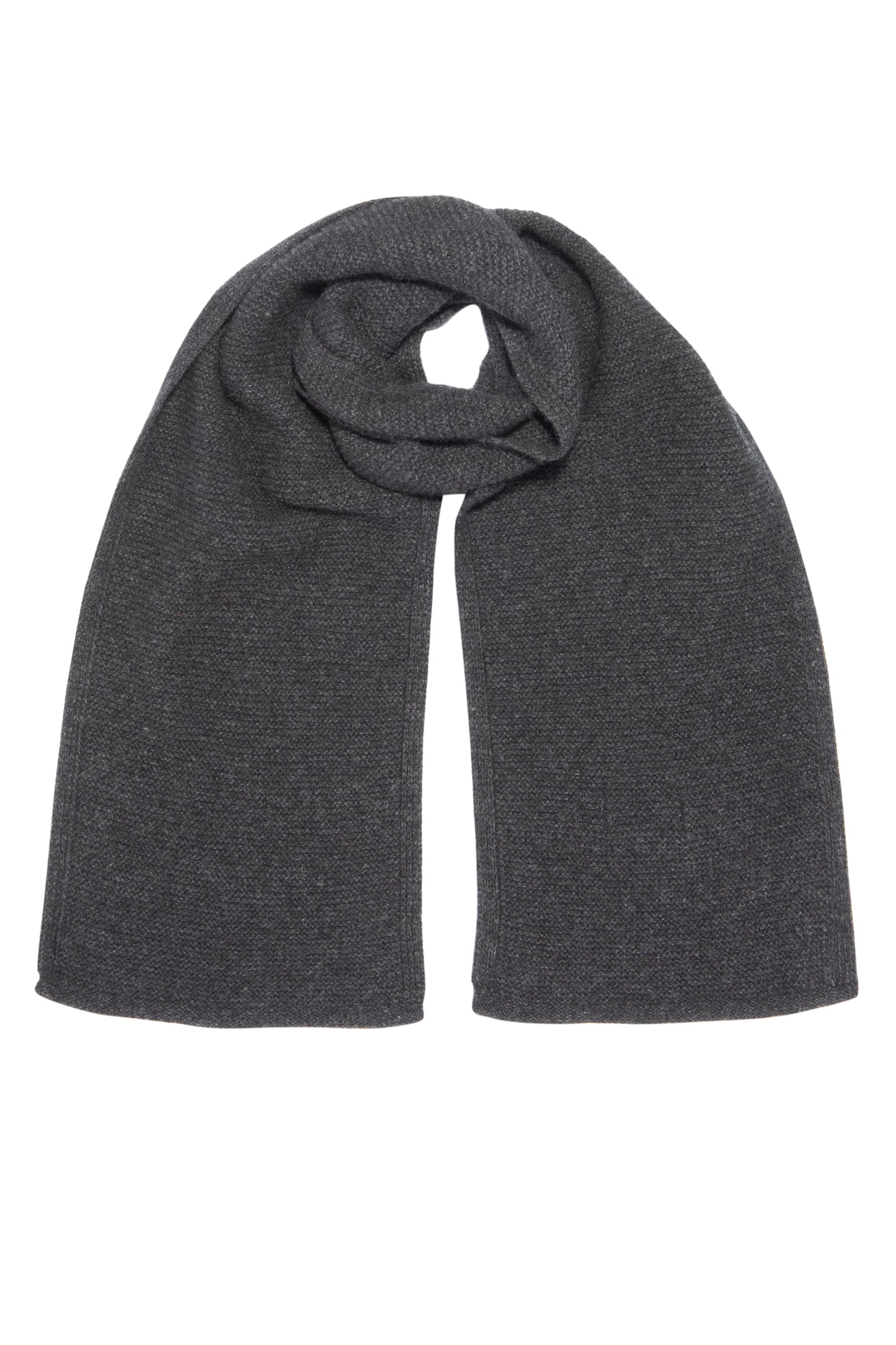 Charcoal Pure Cashmere Scarf