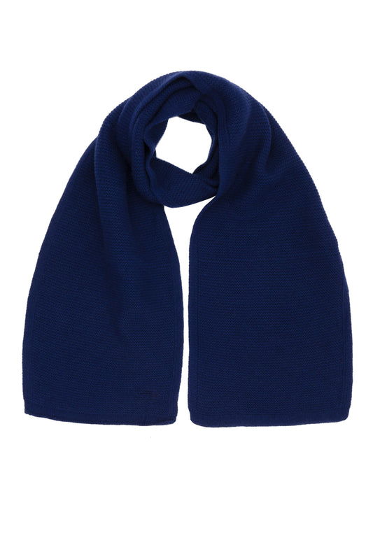 Ink Blue Pure Cashmere Scarf