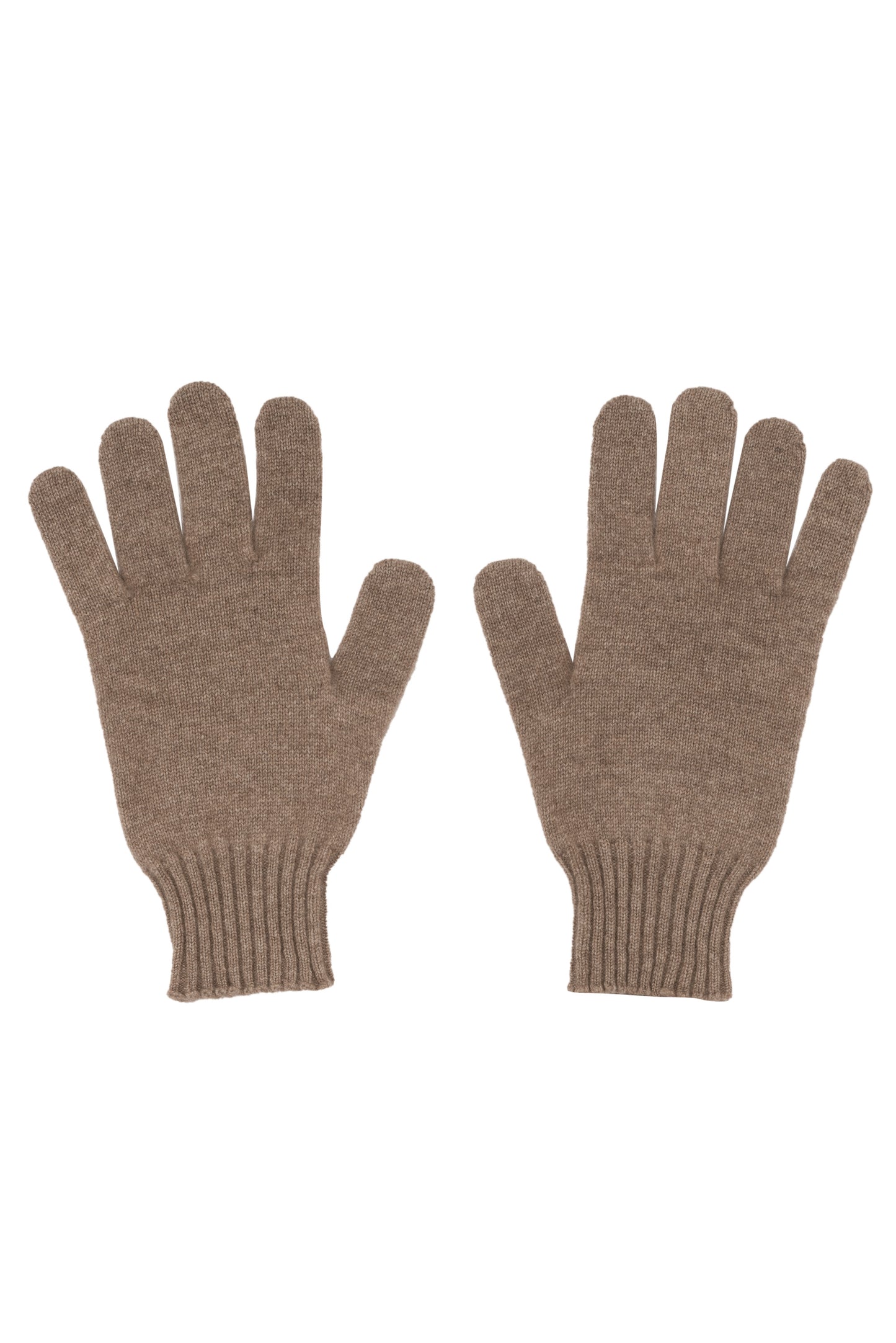 Taupe 100% Cashmere Men's Gloves